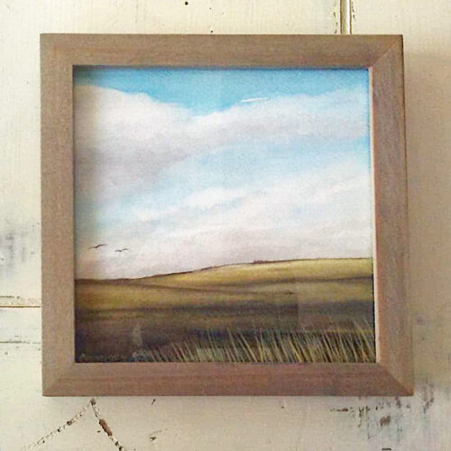 Passing clouds Miniature Painting | Emmeline Craig