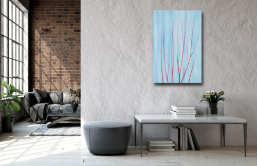 New life original abstract painting by Emmeline Craig