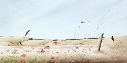 Poppy Field Original Oil Painting | Emmeline Craig