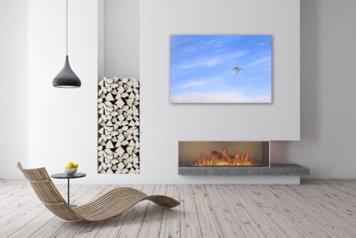 BIg Sky with Seagull #1 Giclee Print | Emmeline Craig