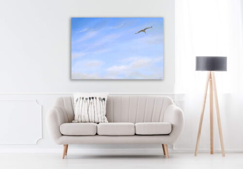 Big Sky with Seagull #2 Giclee Print | Emmeline Craig