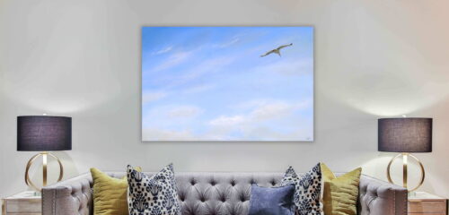 Big Sky with Seagull #2 Giclee Print | Emmeline Craig