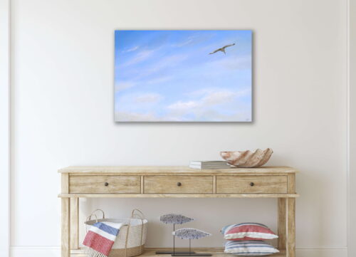 Big Sky with Seagull #2 Giclee Print | Emmeline Craig
