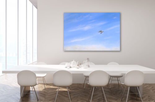 BIg Sky with Seagull #1 Giclee Print | Emmeline Craig