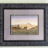 a picture of the "Musician's Wife" painting, framed