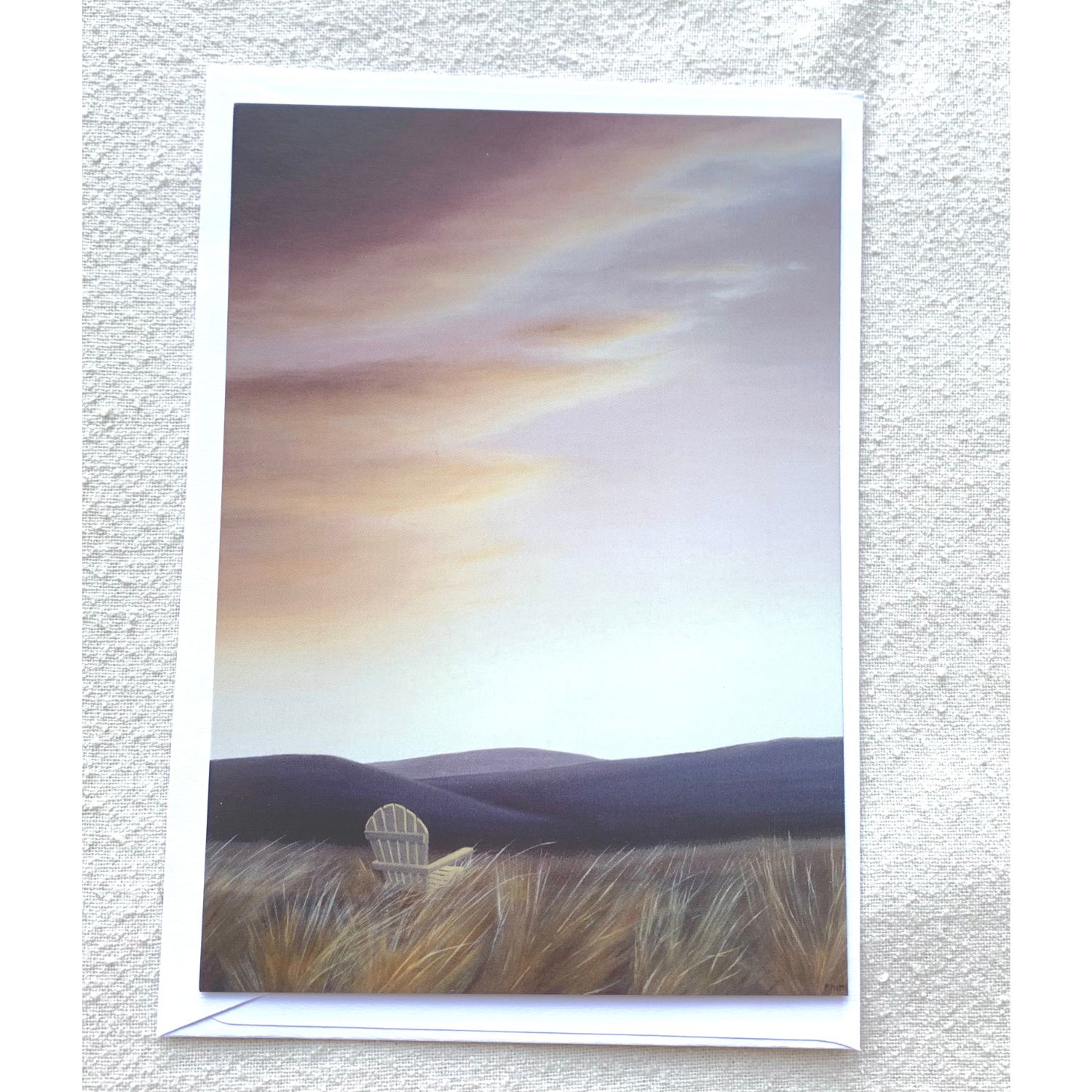sunset bliss flat notecard pack of 5