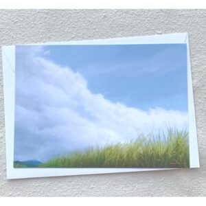 the smell of rain flat notecard pack of 5