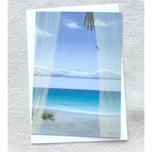 blissful breeze falt notecard pack of 5