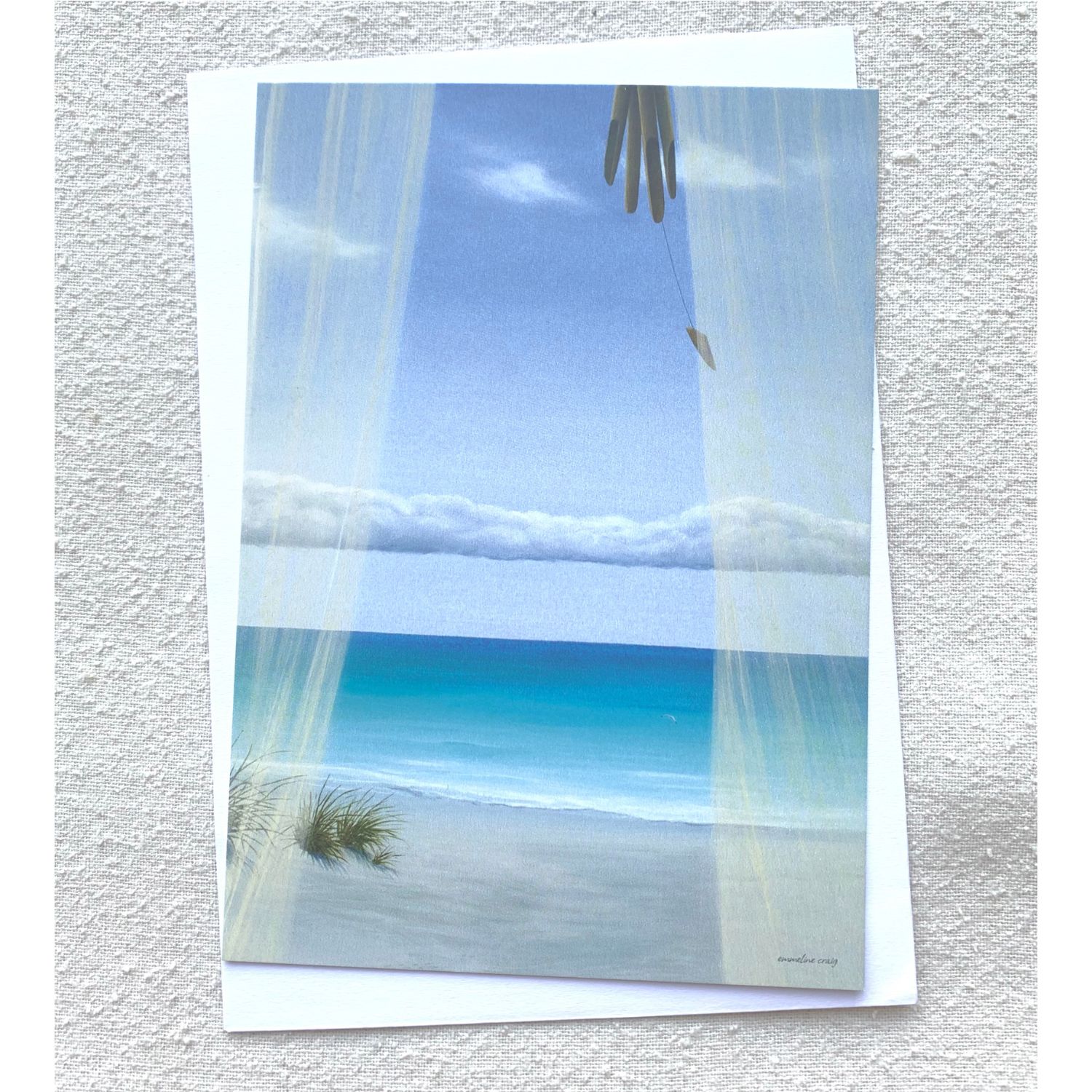 blissful breeze falt notecard pack of 5
